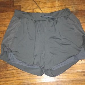 Running shorts w/ attached spandex